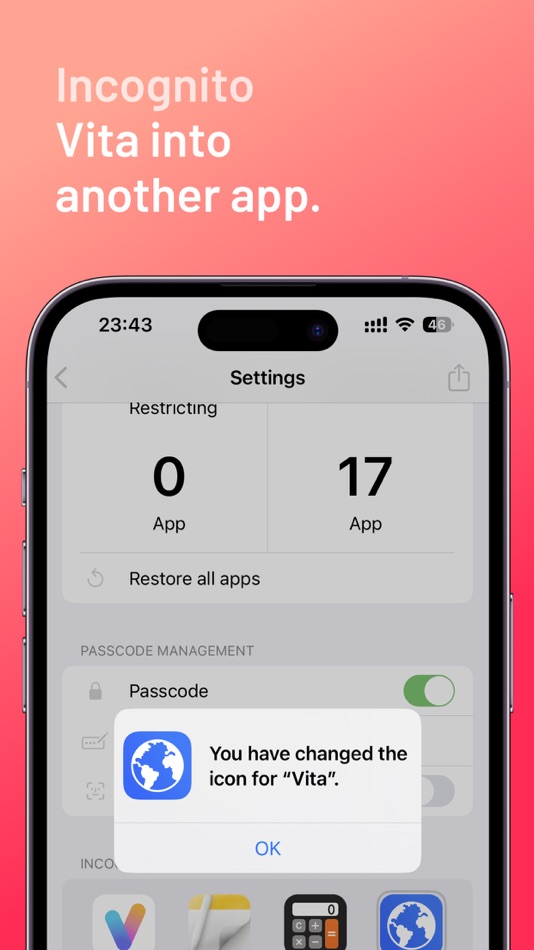 #4. Vita - App Access Manager (iOS) 由: 小兰 汪