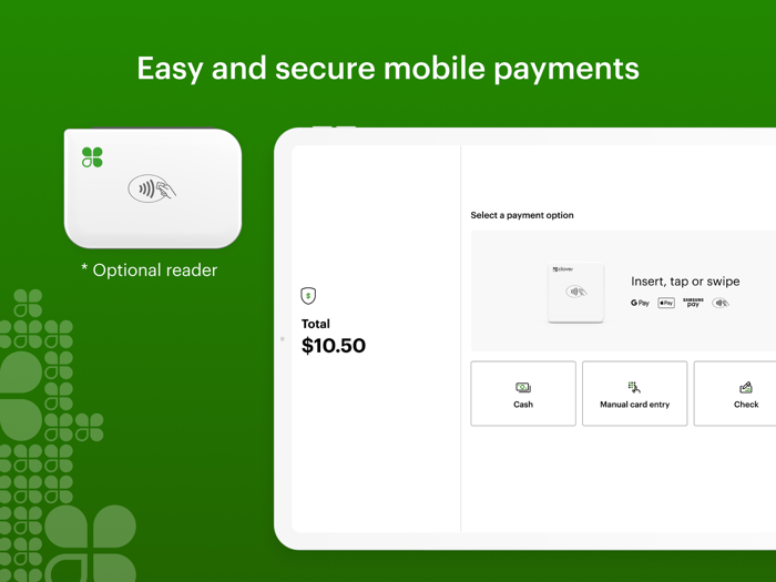 Clover Go - Dashboard and POS