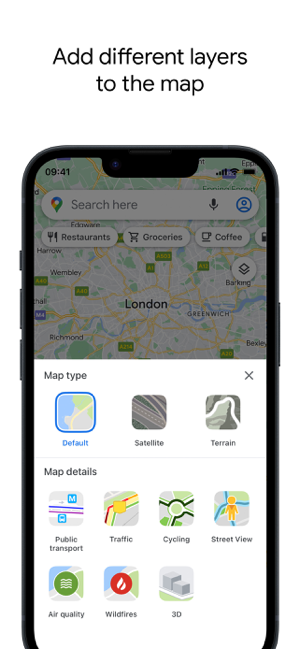 ‎Google Maps - Transit & Food Screenshot