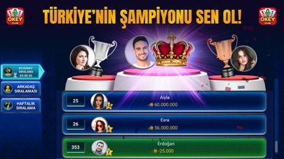 101 Okey VIP Club: Yüzbir Oyna Screenshot