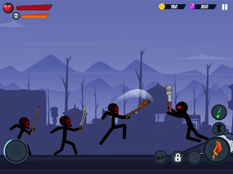 Stickman Warrior: Shadow Fightのおすすめ画像2