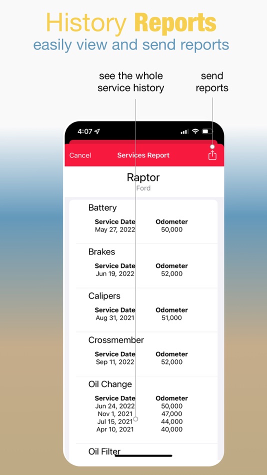 #7. Car Cave - Car Maintenance Log (iOS) Bởi: Filemon Salas