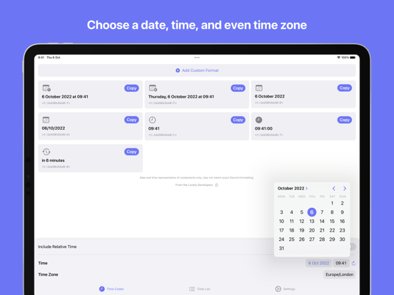 Elsewhen iPad screenshot 1 - Utilities app