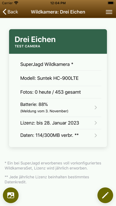SuperJagd Wildkamera Screenshot