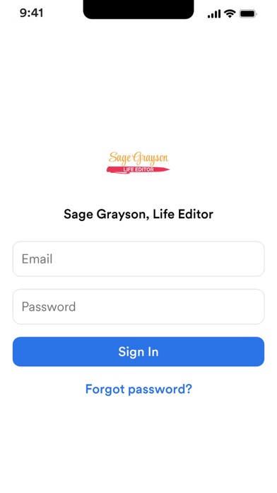 Screenshot #1 pour Sage Grayson Life Editor
