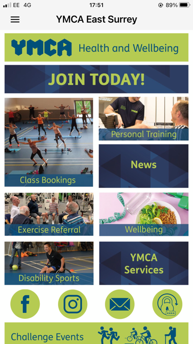 YMCA East Surrey Screenshot