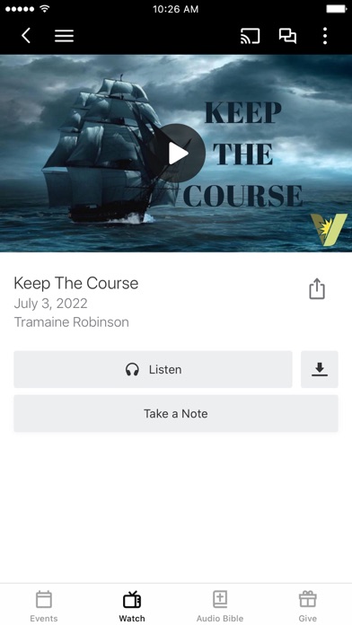 The Vision Church VLD Screenshot