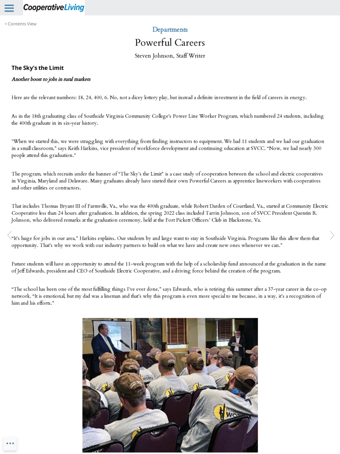 Cooperative Living - NOVEC