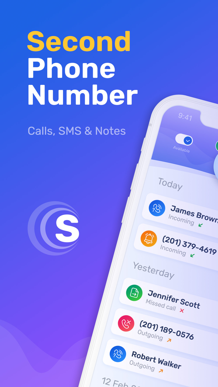 SmartCall Second phone number