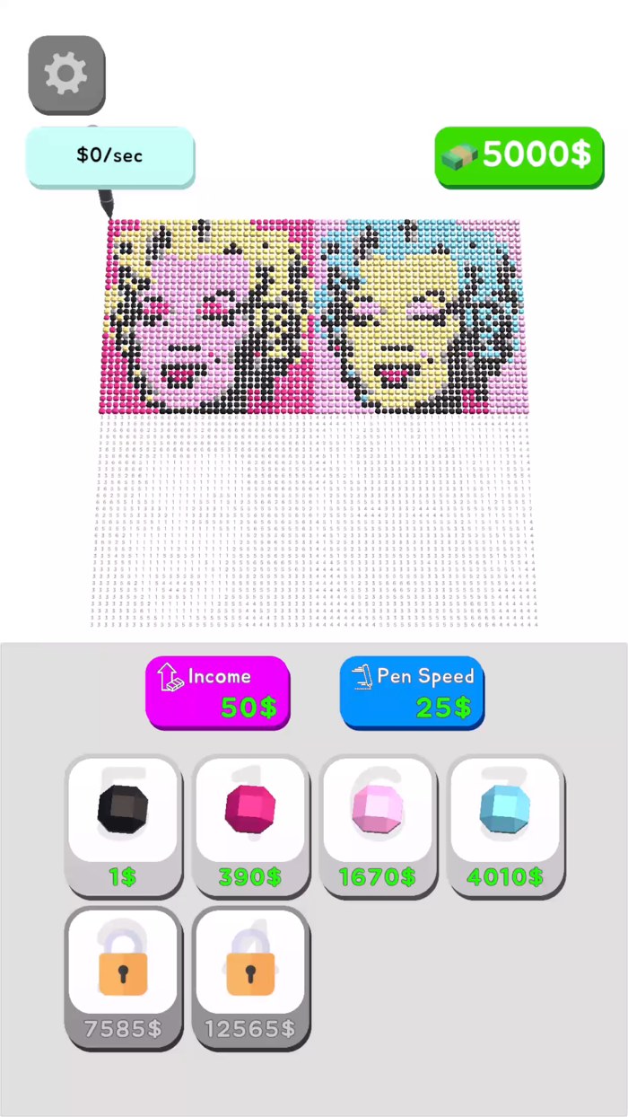 Diamond Art - ASMR Game