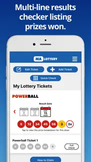 massachusetts lotto results iphone screenshot 3