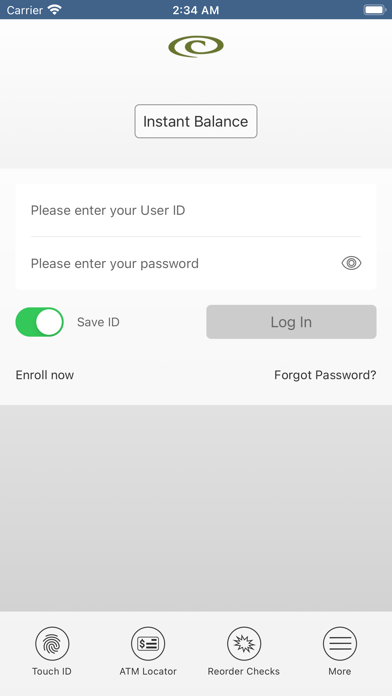 Cornerstone Bank Personal Screenshot