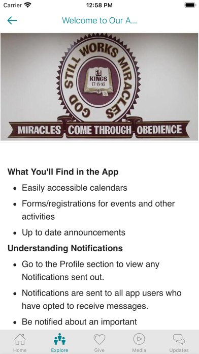 Miracle Center Church Chicago Screenshot