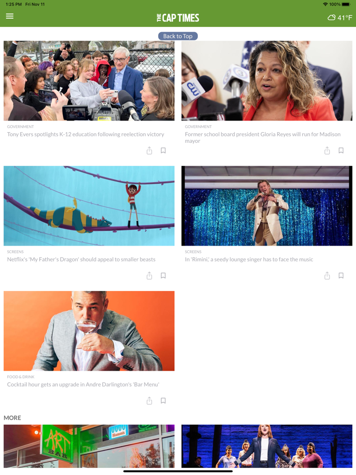 Cap Times for iPhone