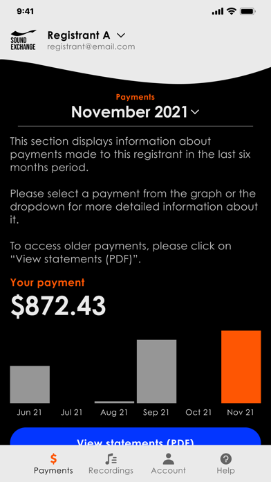 SoundExchange Screenshot