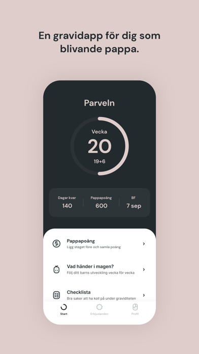 Pappapp - Gravidapp för pappor Screenshot