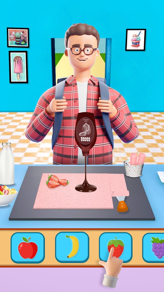 #6. Ice Cream Roll Dessert DIY (iOS) 来自: Nabeel Munir