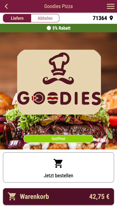 Goodies Pizza Screenshot