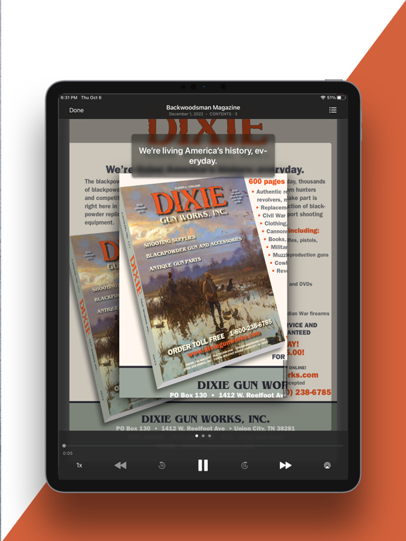 Backwoodsman Magazine iPad screenshot 4 - Sports app