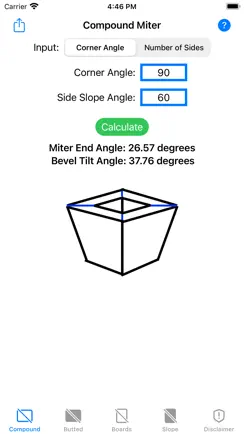 Miter Angles iPhone image 1