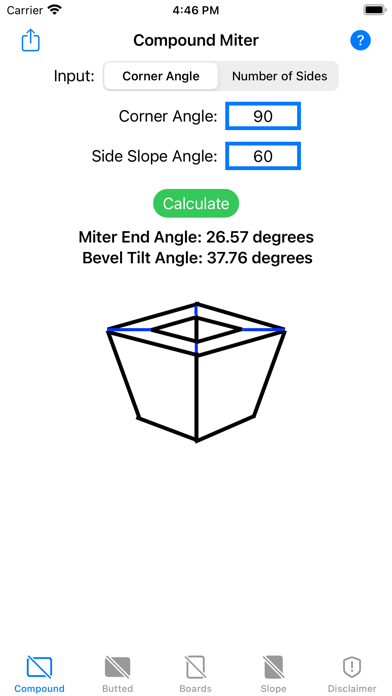 Miter Angles Screenshot