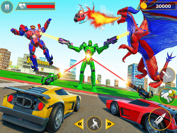 Dragon Robot FireFighter Truck