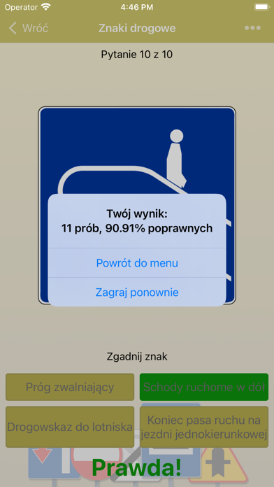 Znaki drogowe w Polsce: Gra Screenshot