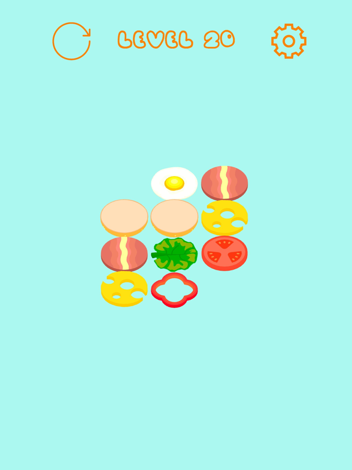 Burger Stack 3D - Puzzle Game