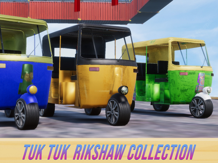 Auto Rikshaw Mega Ramp Stunt