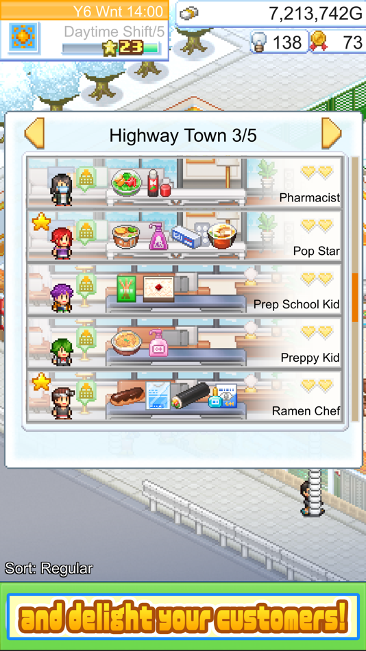 #2. Convenience Stories (iOS) Podle: Kairosoft Co.,Ltd