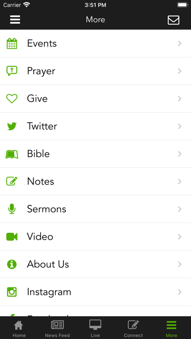 Oasis Baptist Church App Screenshot