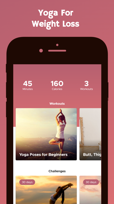 Yoga Workouts for Weight Loss Screenshot