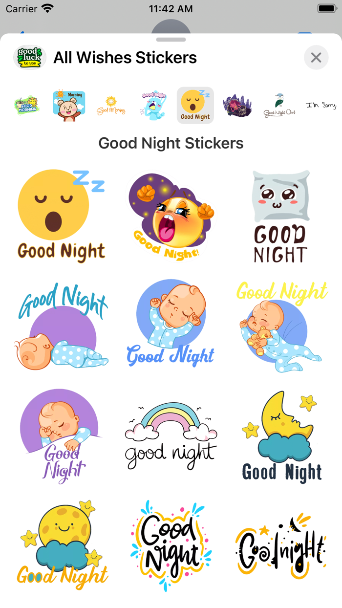 Daily All Wishes Stickers