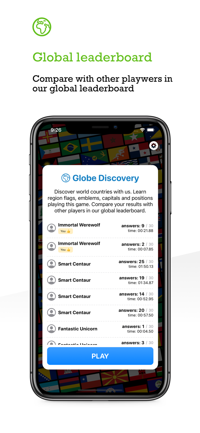 Globe Flags and Countries