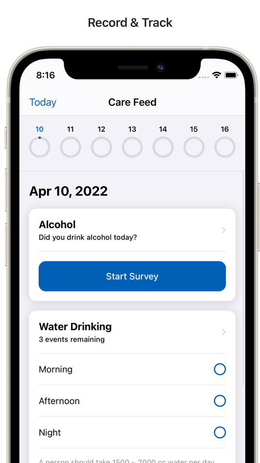 DrinkCare - 2.0 - (iOS)