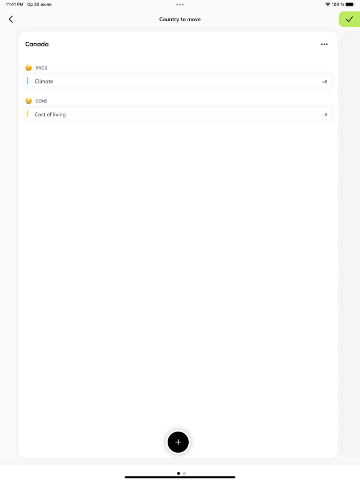 Decision Maker - Pros and Cons