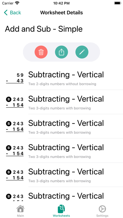 Magic Math Worksheets Screenshot