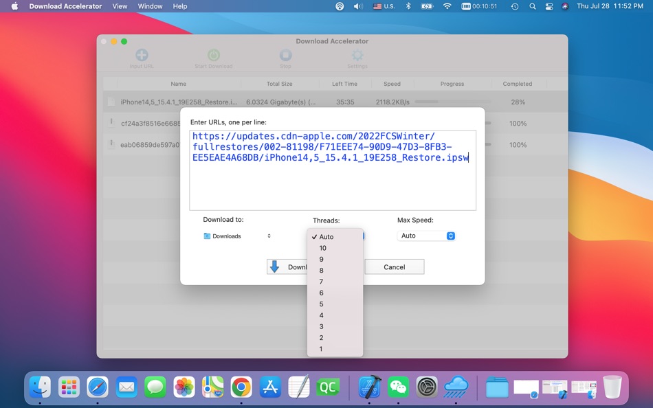 #4. Download Accelerator (macOS) 由: 松平 洪