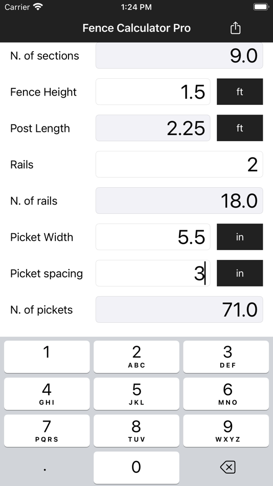 #3. Fence Calculator Pro (iOS) 由: Anna Filobok