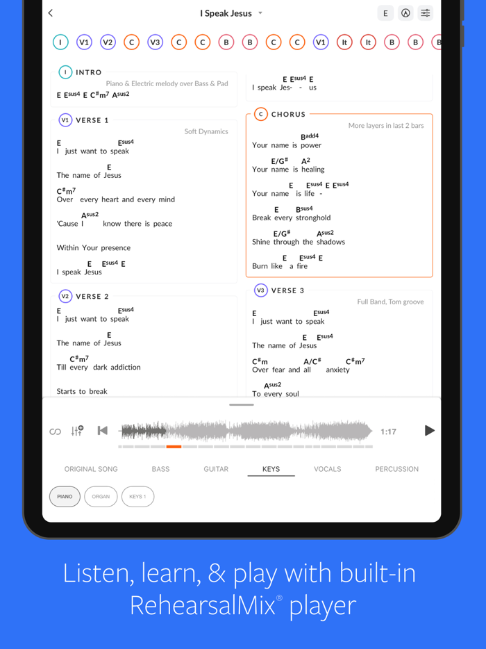 MultiTracks.com ChartBuilder
