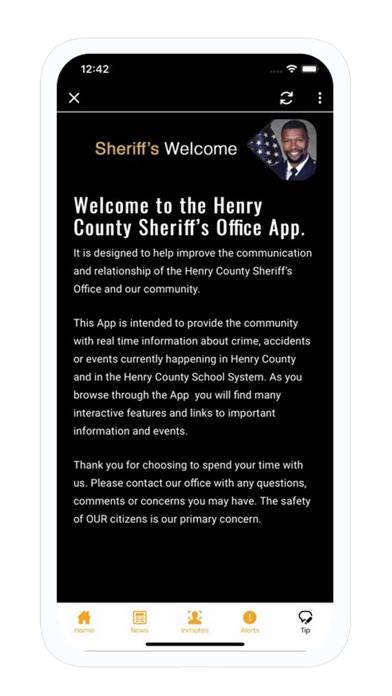 Henry County Sheriff Dept Screenshot