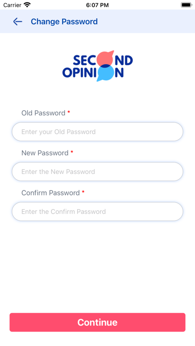 Second Opinion Patient Screenshot