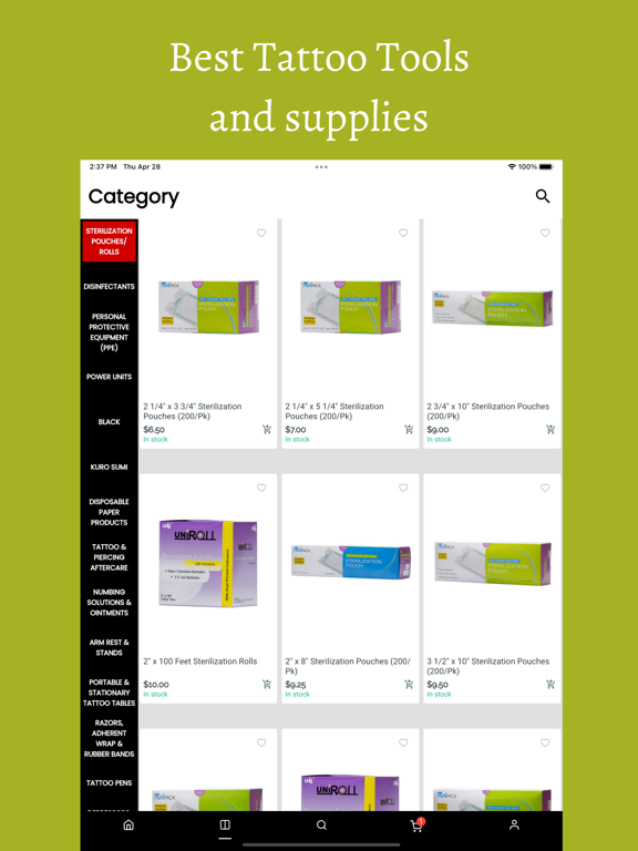 CAMSupply iPad screenshot 2 - Shopping app