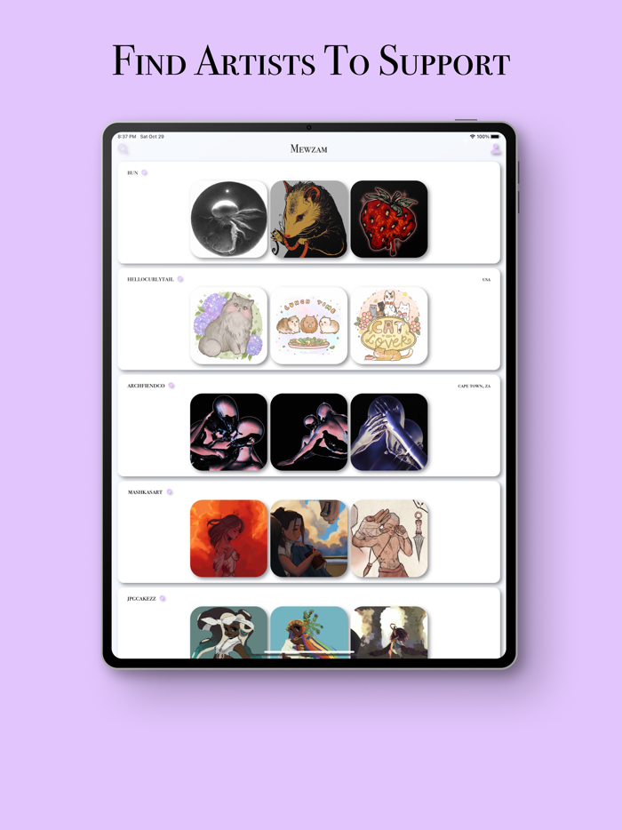 Mewzam Sell Widgets of Art