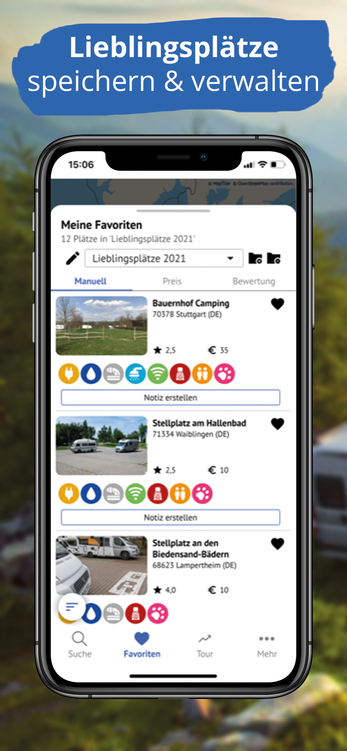 Stellplatz-Radar von PROMOBIL
