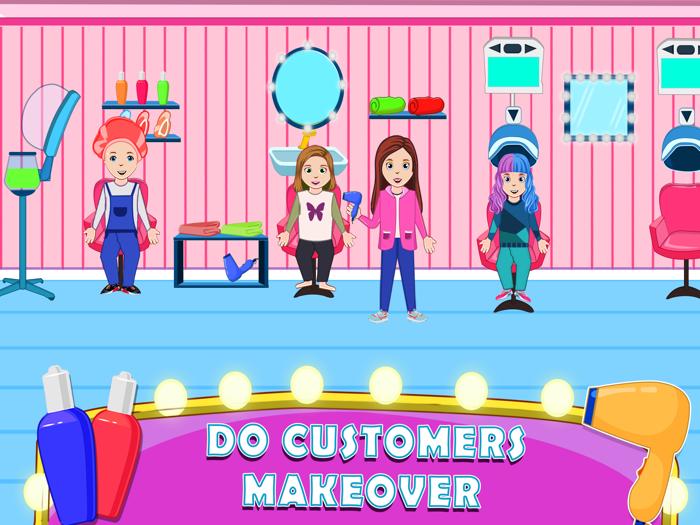 Pretend Town Girls Hair Salon