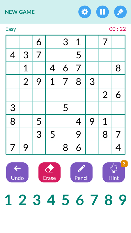 #1. Sudoku - Puzzle Brain Game (iOS) 由: Nalan CETIN