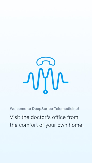 DeepScribe Telemedicine Screenshot