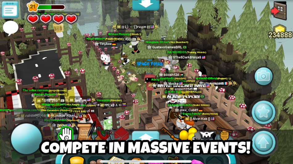 #5. Cubic Castles - Sandbox MMO (iOS) 由: Cosmic Cow