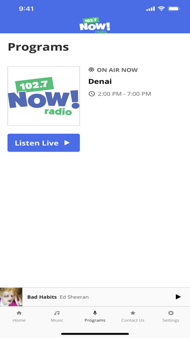 102.7 NOW!radio Vancouver Screenshot